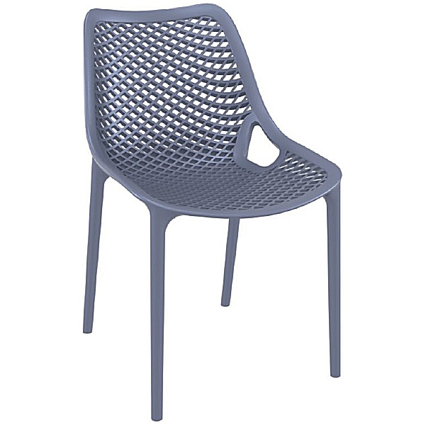 Maze Polypropylene Bistro Chair Anthracite
