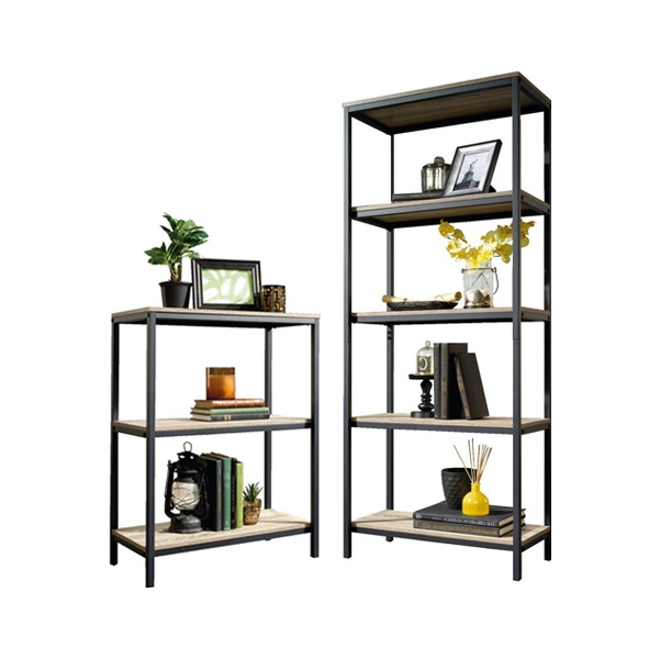 Foundry Industrial Style Bookcases- Charter Oak