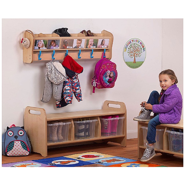 PlayScapes Wall Mounted Cloakroom Set