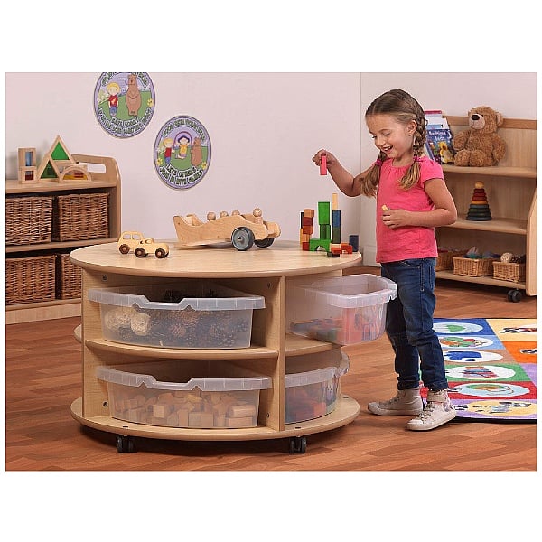 PlayScapes Low Circular Storage Unit