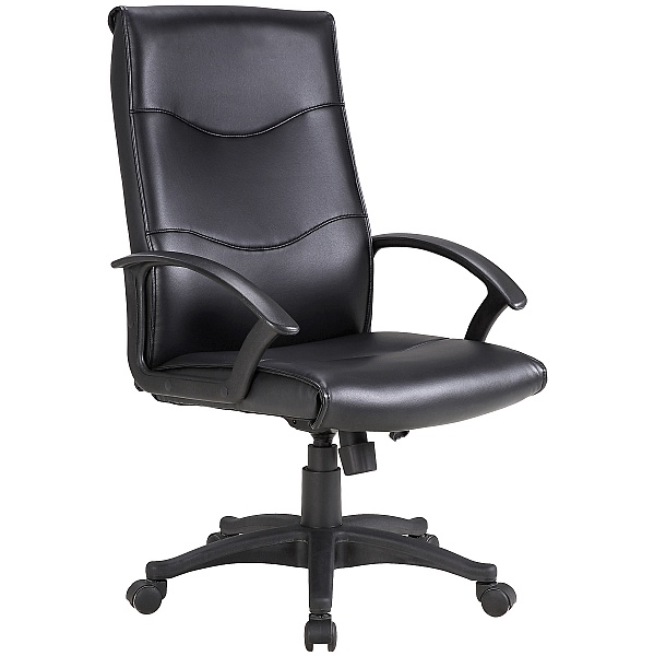 Farnborough Leather Faced Manager Chairs
