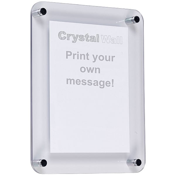Crystal Wall Notice Frame