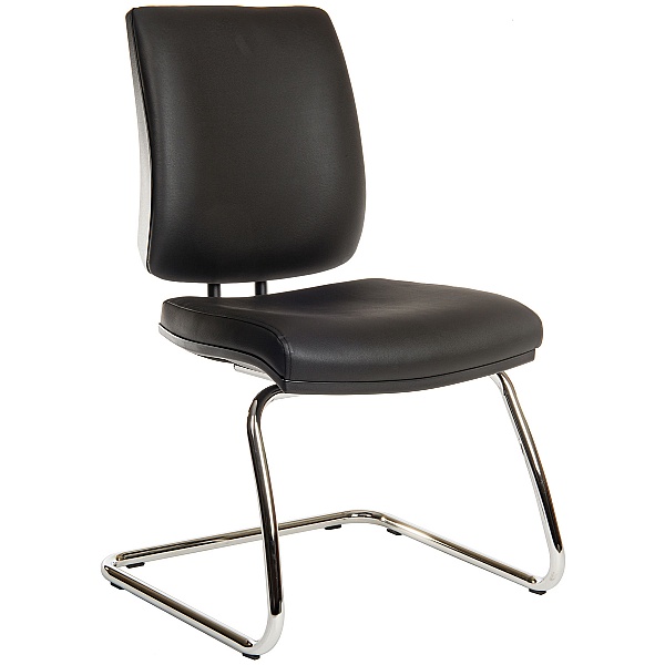 Titan 25 Stone Leather Look Visitor Chair