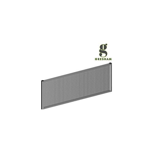 Gresham Bench² Fixed Top Perforated Steel Rectangular Desktop Screens