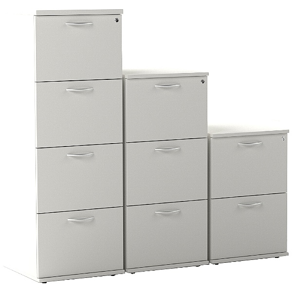 NEXT DAY Vogue Essential White Filing Cabinets