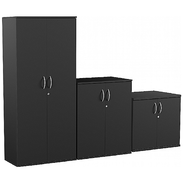 NEXT DAY Eclipse Black Contract Cupboards