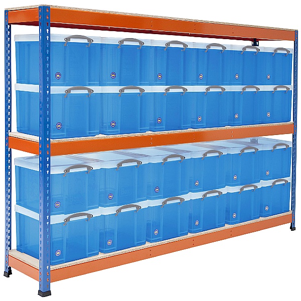 BiG400 Archive Storage Racking With 35 Litre Really Useful Boxes