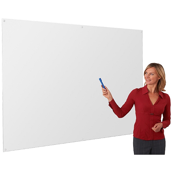 Write-On Non-Magnetic Whiteboard Wall