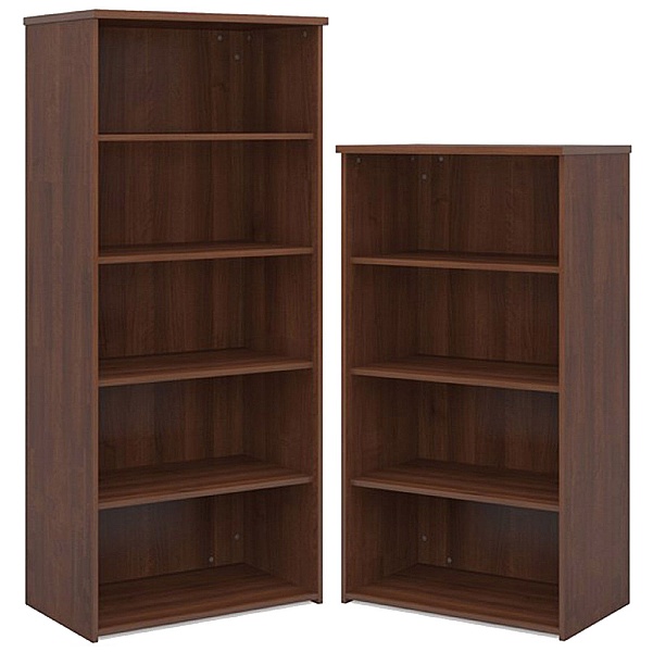Malbec Ii Walnut Bookcases, Staples Office Furniture Bookcases