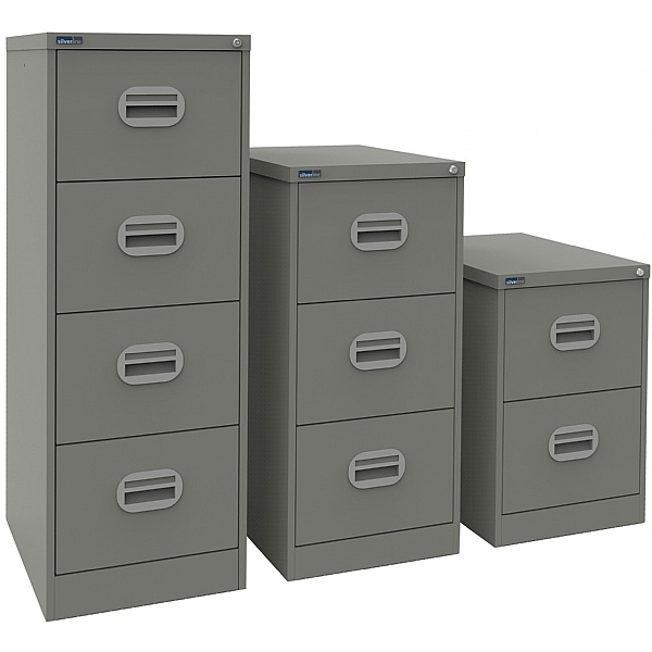 Silverline Kontrax Lockable Filing Cabinets | Office Furniture Online