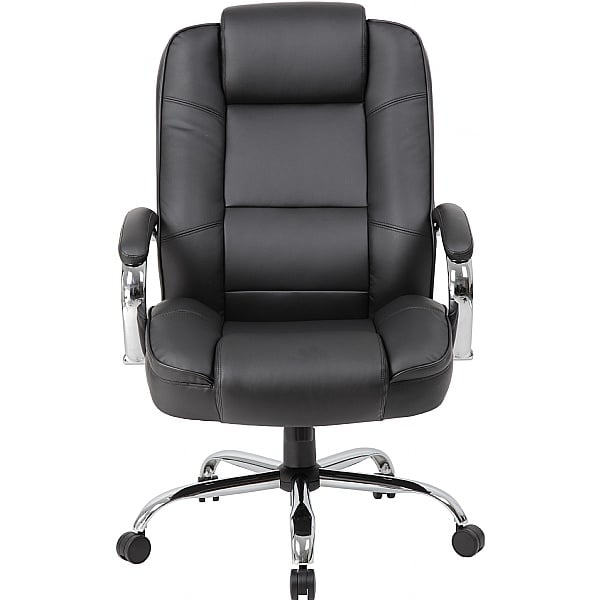 XL Bariatric 35 Stone 24 Hour Leather Faced Manager Chair