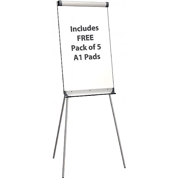 Province A1 Drywip Flipchart Easel With FREE Pads