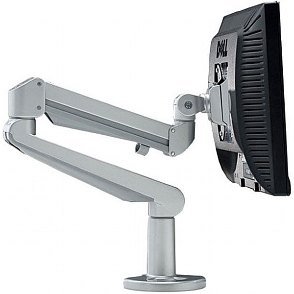 Ascend Gas Assisted Monitor Arm With C Clamp Fixing