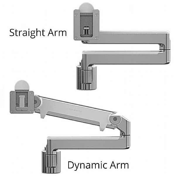 Humanscale M/Flex Dual Monitor Arms Monitor Arms