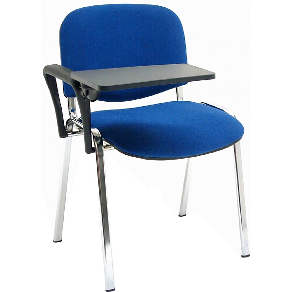 conference chairs with writing tablet