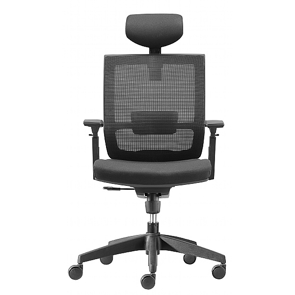 Capri Deluxe Mesh Office Chair With Headrest