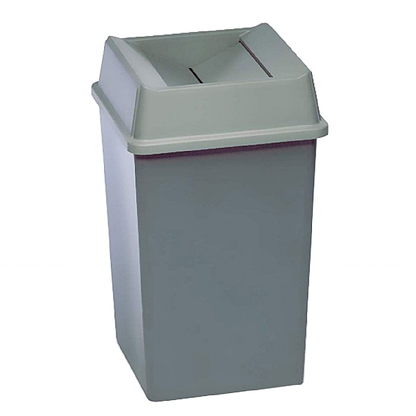 Styleline Square Waste Containers with Lids 132.5L