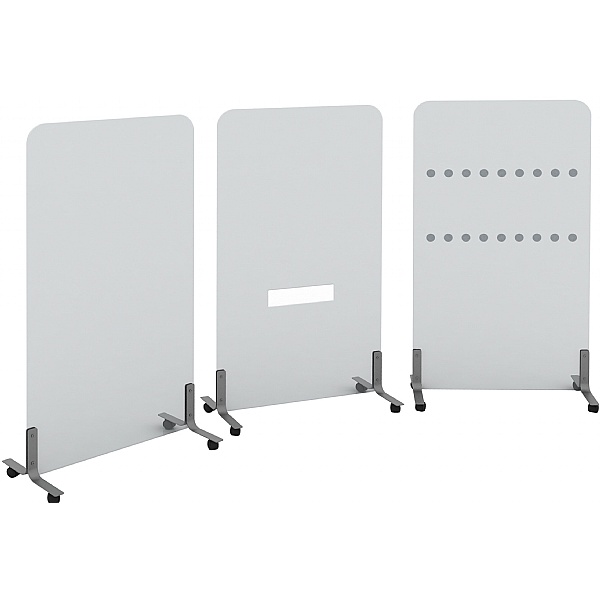 Defense Frameless Acrylic Floor Standing Screens