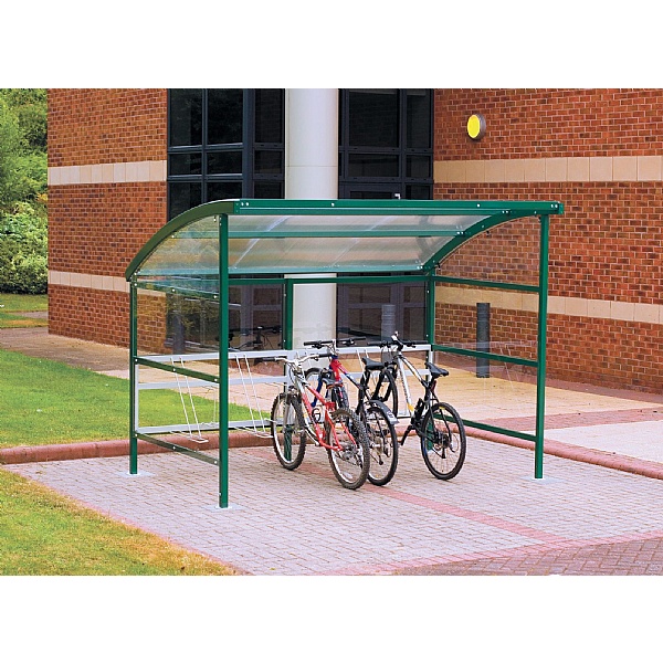 Premier Cycle Shelters - Clear Perspex Sides