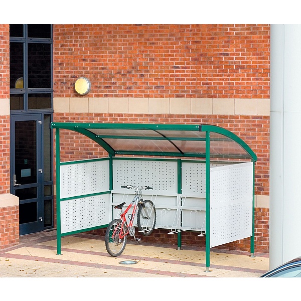 Premier Cycle Shelters - Perforated Sides