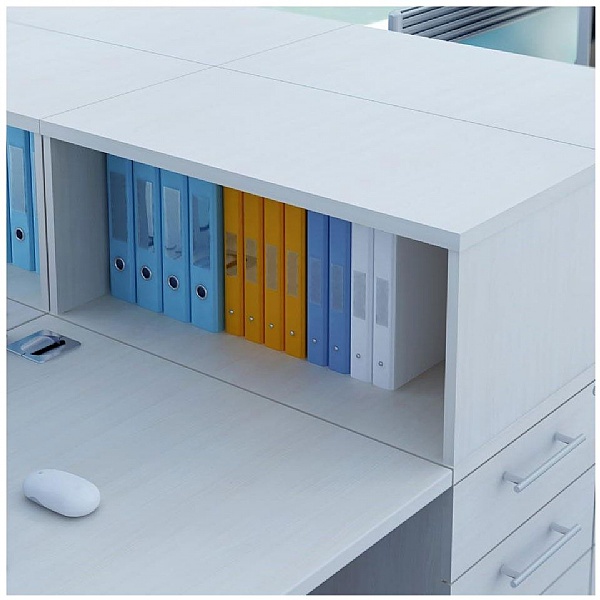 Open Fronted Rectangular Storage Elite Open Fronted Pedestal Storage Unit | Under Desk Pedestal