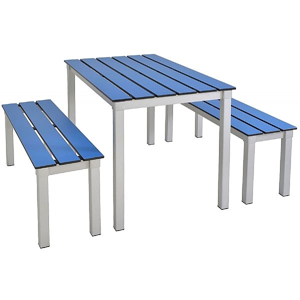 Gopak™ Outdoor Enviro Plus Rectangular Table & Bench Set