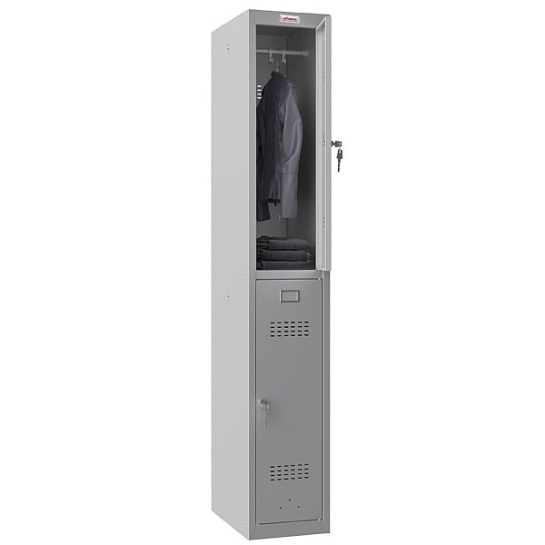 Phoenix PL Series Personal Lockers - 2 Door 1 Column With Key Lock