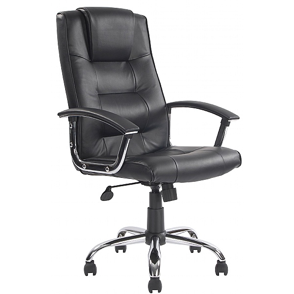 Loughborough Leather Faced Manager Chairs