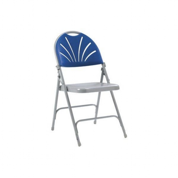 Fan Back Steel Folding Chair (Pack of 4)