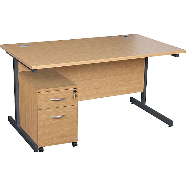 karbon k1 compact rectangular cantilever office desks