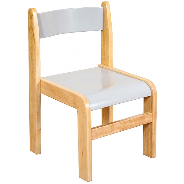 Primary Wooden Stacking Chairs (Pack of 2)