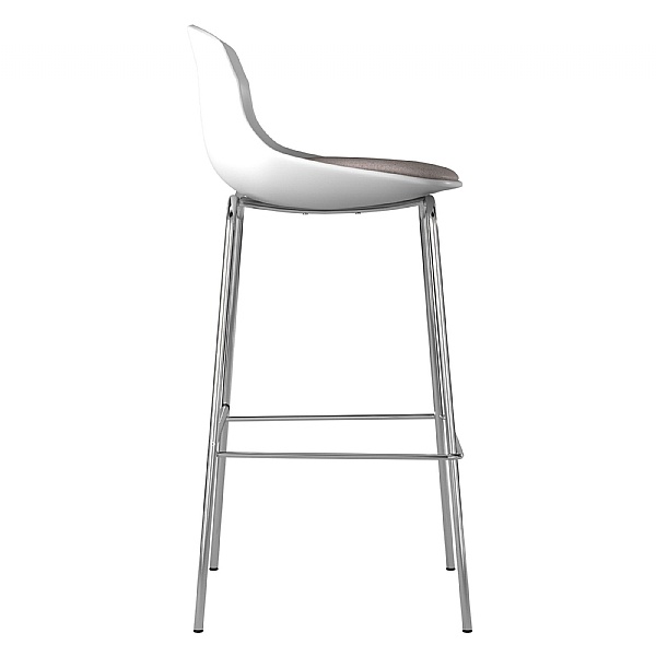 Brooklyn White Bar Stool