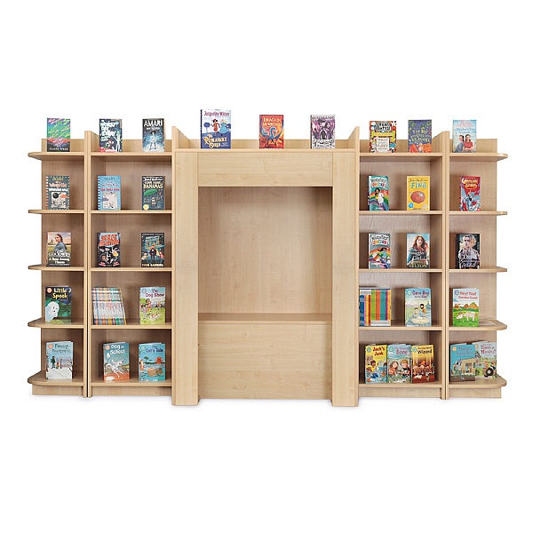 Small Library Bookcase Maple