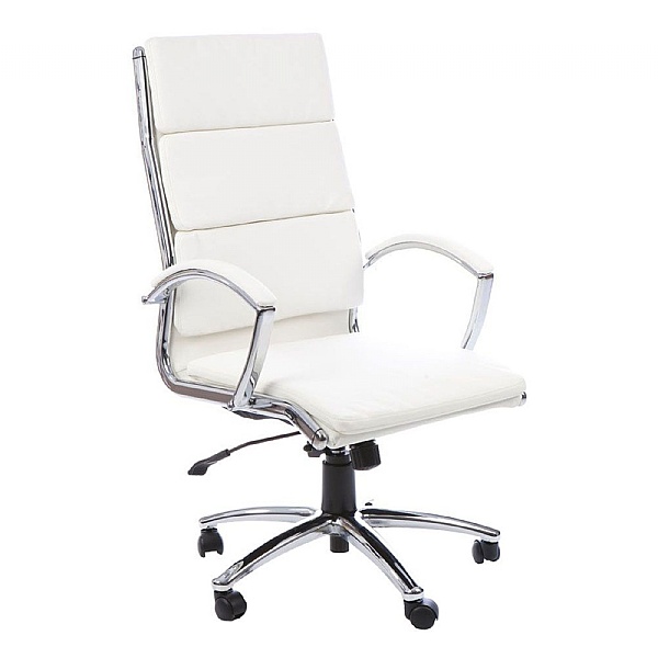 Formosa Enviro Leather Chair White
