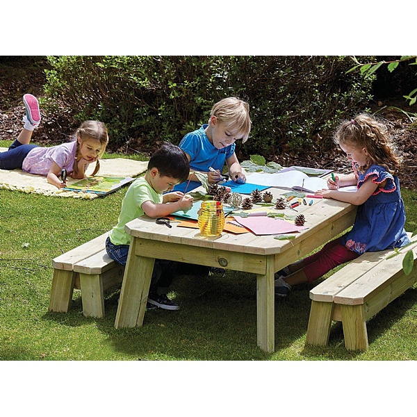 Millhouse Preschool Rectangular Table & Bench Set