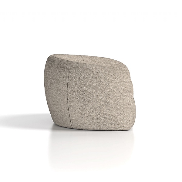 Pheobe Curved Sofa Cream Boucle