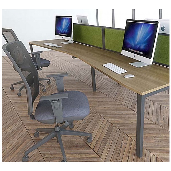 Gresham Mesa Wave Single Bench Desks