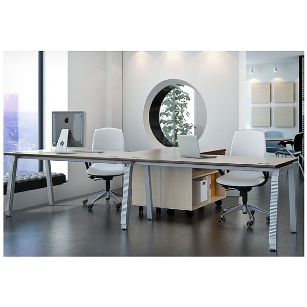 Elite Linnea Single Bench Rectangular Desks