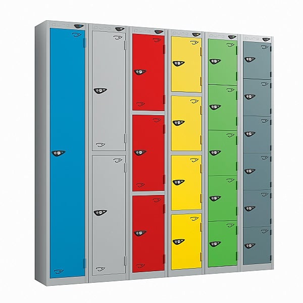 Pure Prime Metal Lockers - Antibacterial - Carbon Zero