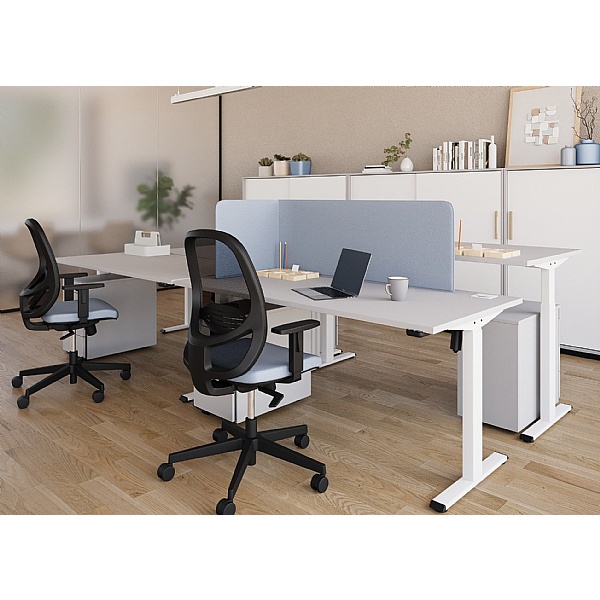 NowyStyl E-Como Compact Sit-Stand Office Desk