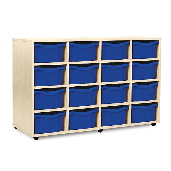 16 Tray Double Mobile Storage