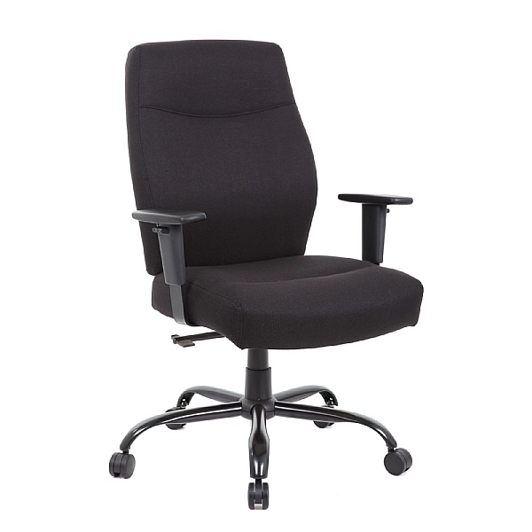 Bariatric Operator Chair - Porter Black Fabric Chair