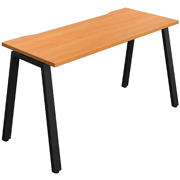 Commerce II A Frame Single Compact Bench Desks