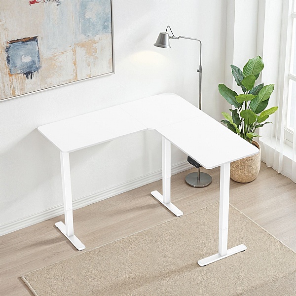 Tri Corner Height Adjustable Standing Desk