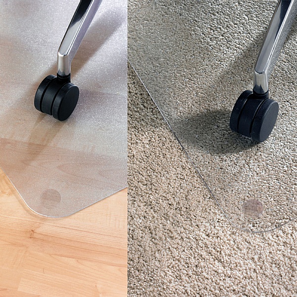 Unomat® Polycarbonate Chair Mat With Anti-Slip Pads