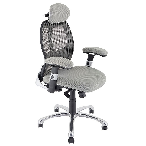 Classic Ergo-Tek 24 Hour Grey Mesh Executive Office Chair