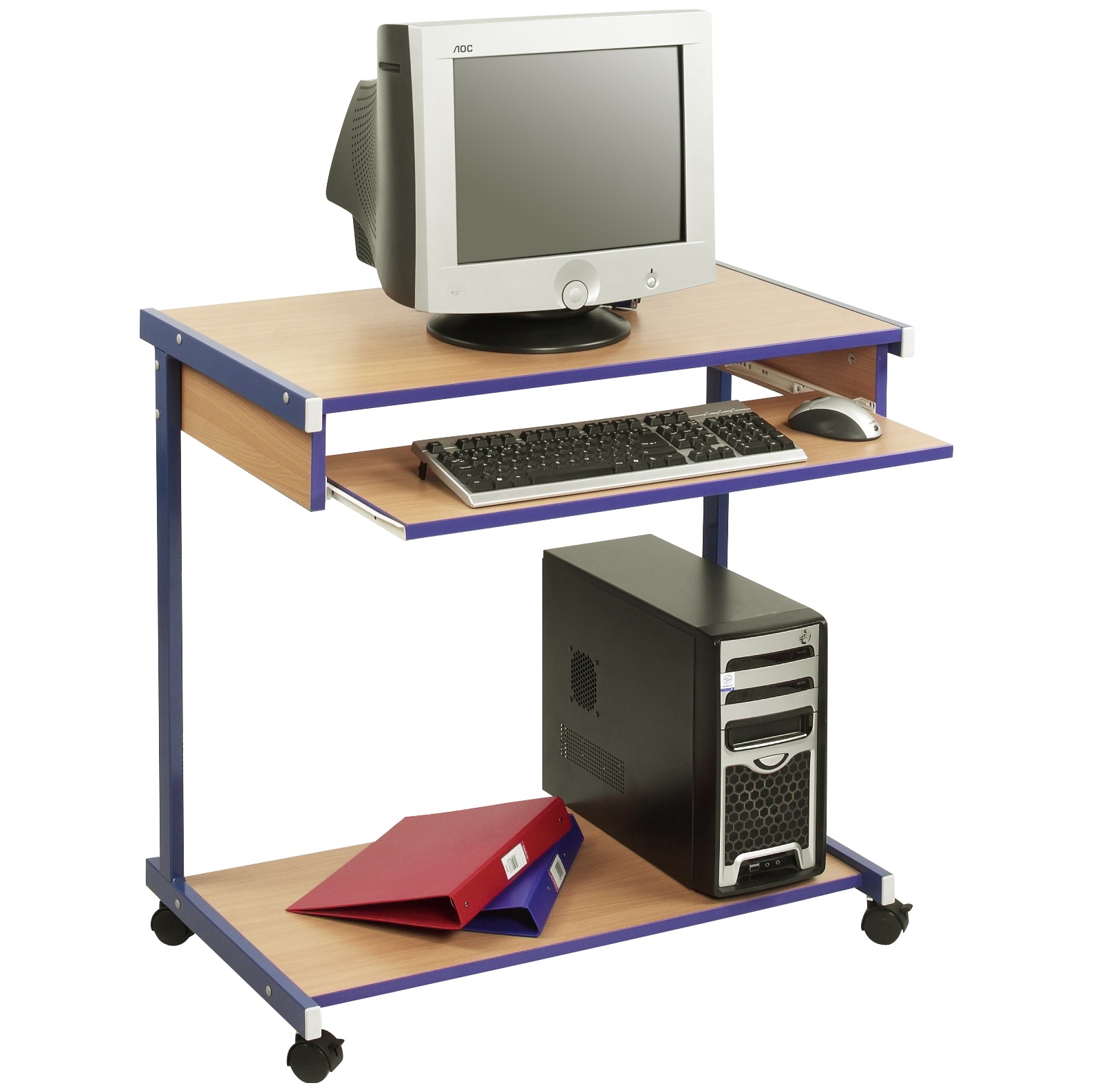 Mobile Classroom Computer Desks Computer Trolleys