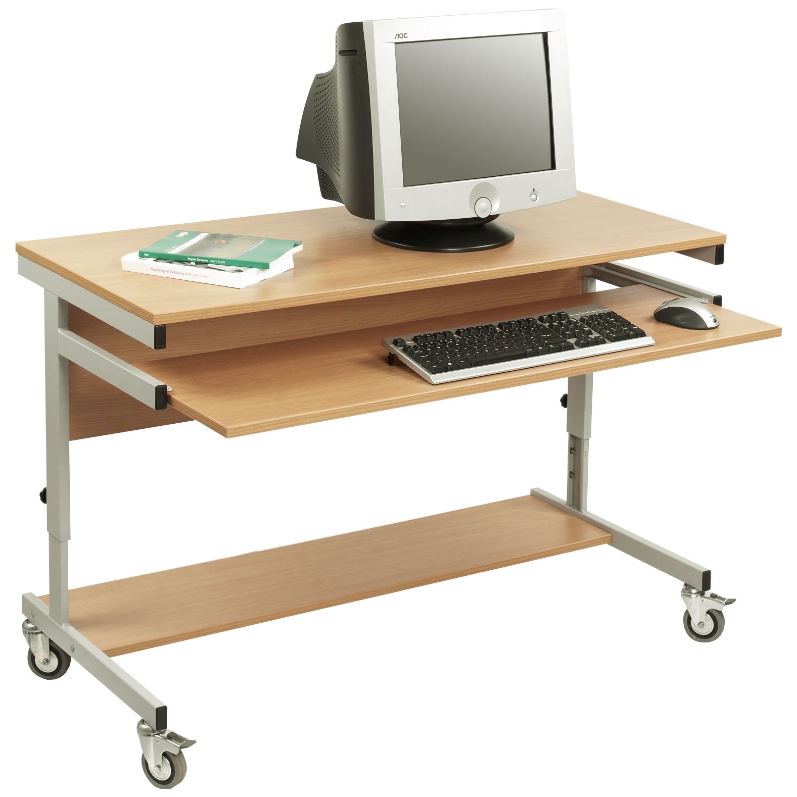 Height Adjustable Computer Desks Free, Portable Computer Desk Uk