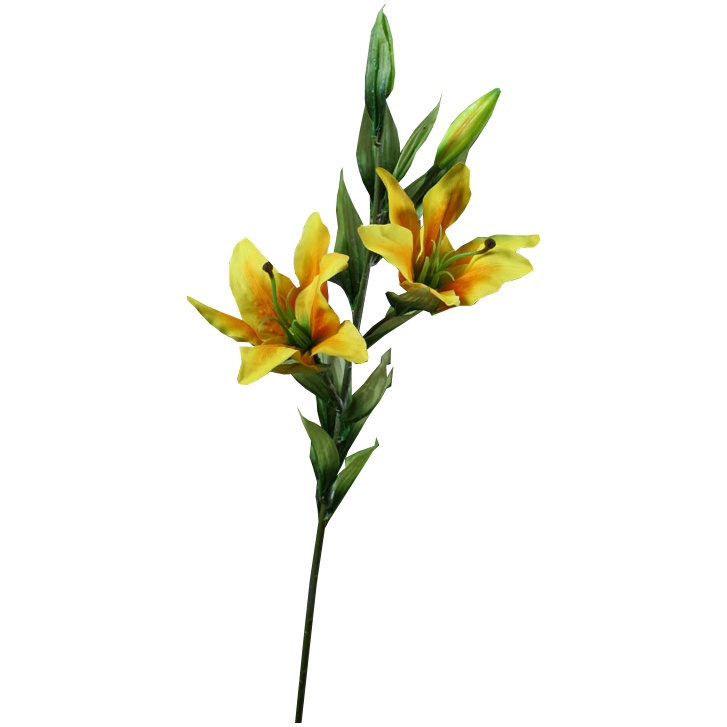 Tiger Lily Golden Yellow Artificial Plants