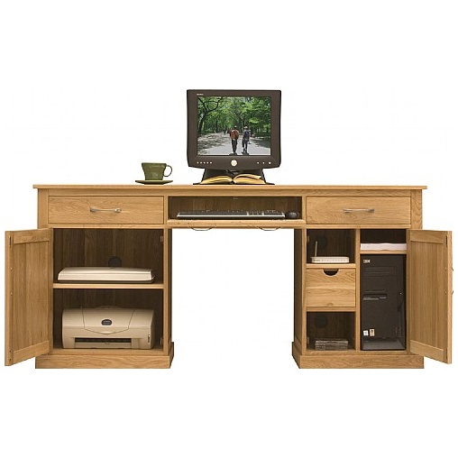 Cavalli Solid Oak Executive Computer Desk Computer Desks